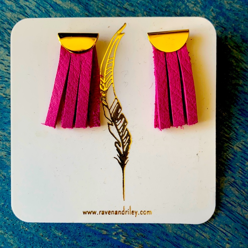 Leather Earrings